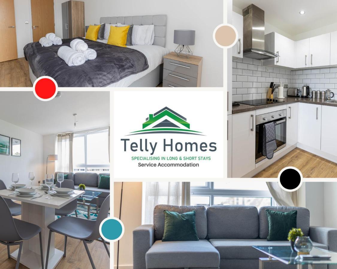 5 Percent Off Weekly And 20 Percent Off Monthly Bookings - Marigold Unit At Telly Homes Limited Birmingham City Centre -2 Bedroom Apartment, Free Wifi 外观 照片