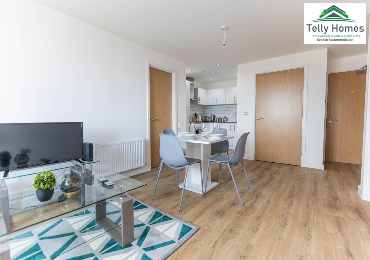 5 Percent Off Weekly And 20 Percent Off Monthly Bookings - Marigold Unit At Telly Homes Limited Birmingham City Centre -2 Bedroom Apartment, Free Wifi 外观 照片