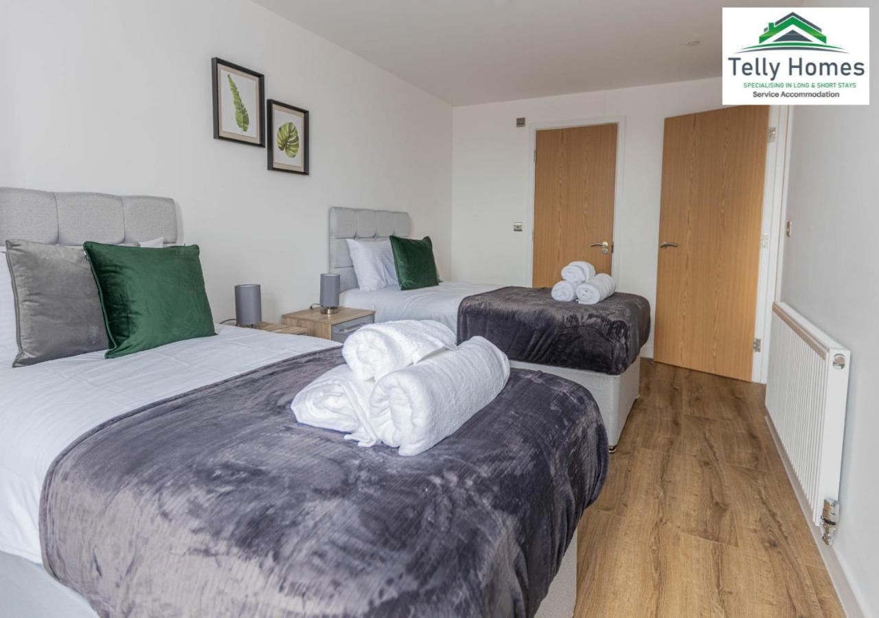 5 Percent Off Weekly And 20 Percent Off Monthly Bookings - Marigold Unit At Telly Homes Limited Birmingham City Centre -2 Bedroom Apartment, Free Wifi 外观 照片