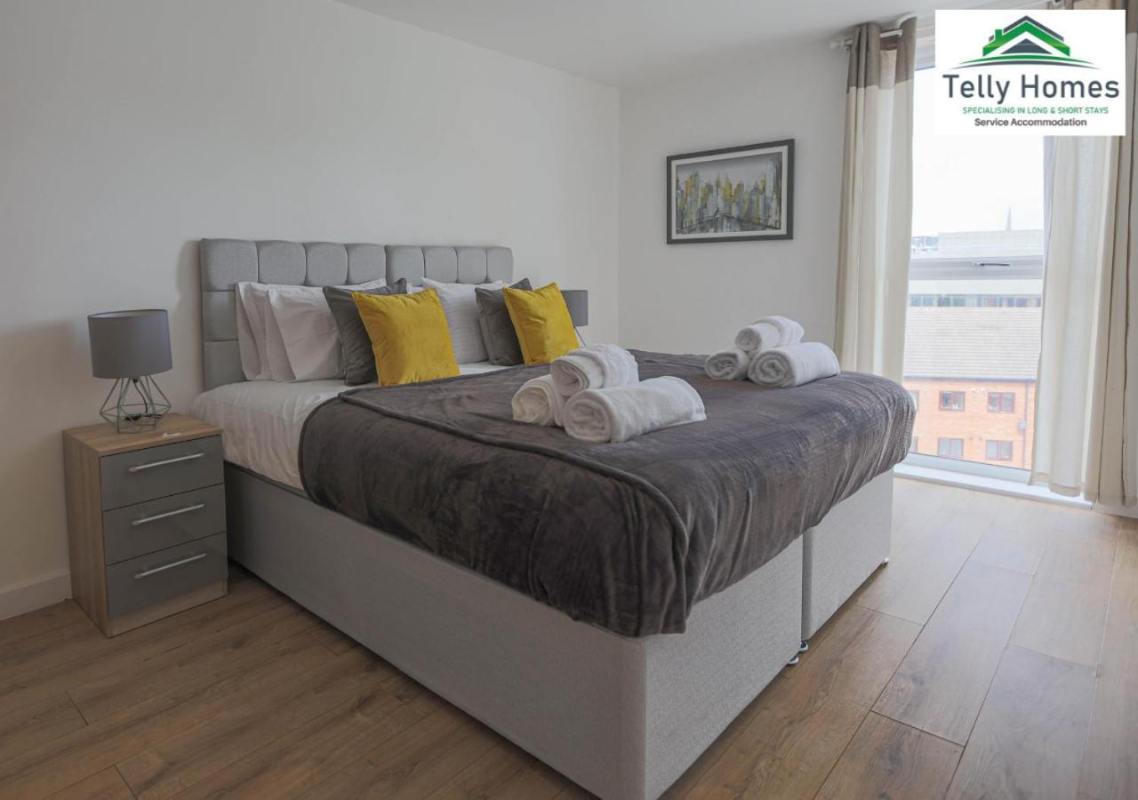 5 Percent Off Weekly And 20 Percent Off Monthly Bookings - Marigold Unit At Telly Homes Limited Birmingham City Centre -2 Bedroom Apartment, Free Wifi 外观 照片